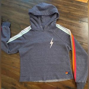 Gently used Aviator Nation Grey/blue size Med